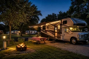 RV park near I-80 in Omaha